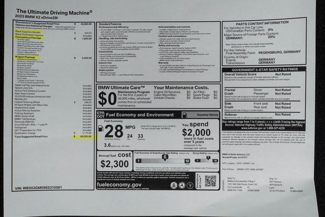 2025 BMW X2 xDrive28i Sports Activity - 22984235 - 44