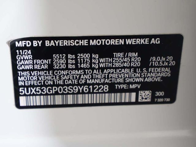 2025 BMW X3 30 xDrive Sports Activity Vehicle - 22935997 - 58