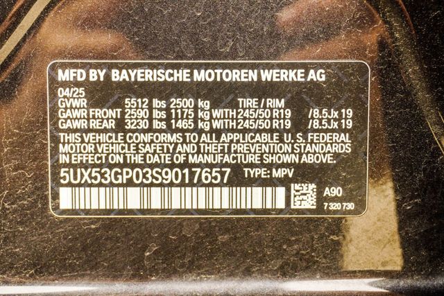 2025 BMW X3 30 xDrive Sports Activity Vehicle - 23007028 - 36