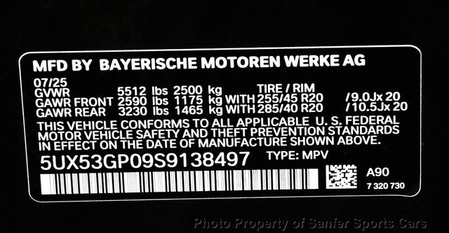 2025 BMW X3 30 xDrive Sports Activity Vehicle - 23072923 - 51