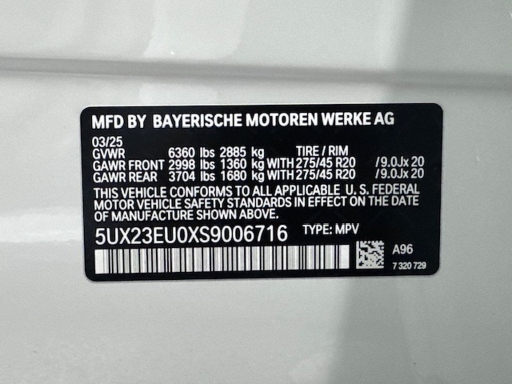 2025 BMW X5 xDrive40i Sports Activity Vehicle - 23002162 - 49