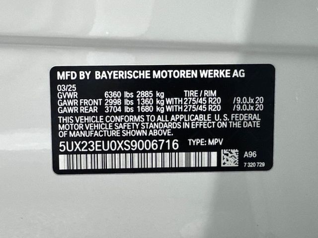 2025 BMW X5 xDrive40i Sports Activity Vehicle - 23002162 - 49