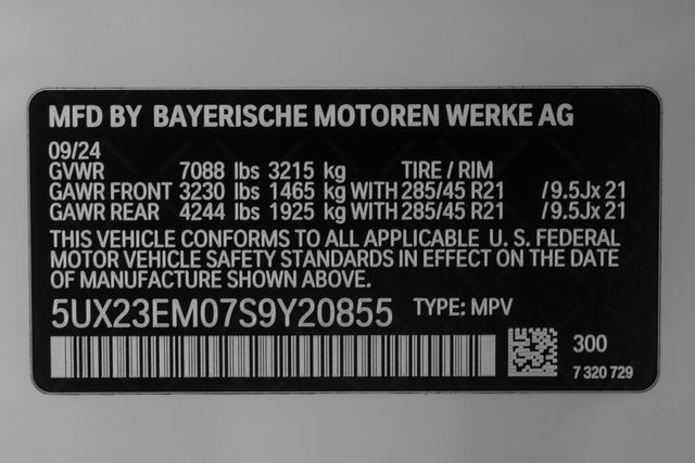 2025 BMW X7 xDrive40i Sports Activity Vehicle - 23058526 - 52