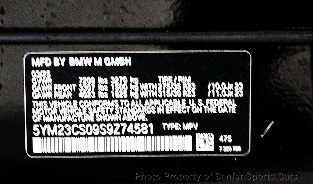 2025 BMW XM Sports Activity Vehicle - 22995755 - 52