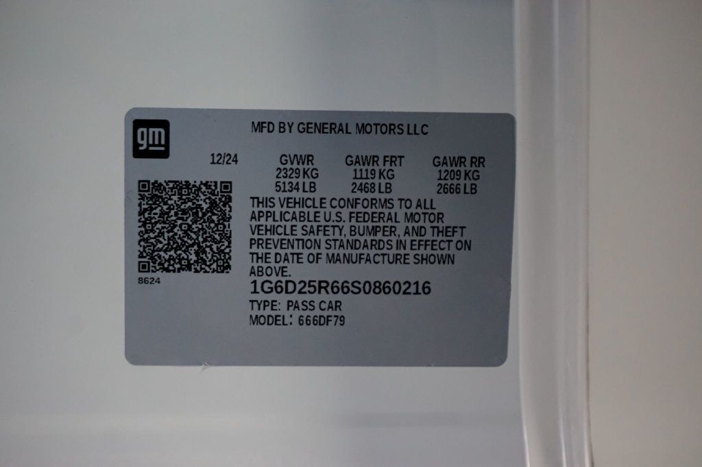 2025 Cadillac CT5-V *CT5-V BW* *6-Speed Manual* *Precision Pack* *Bucket Seats* - 22984471 - 21