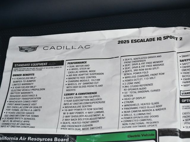 2025 Cadillac Escalade IQ Sport 2 - 22935321 - 78