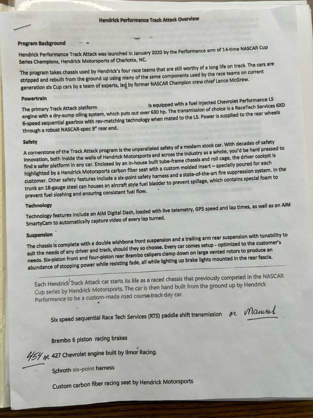 2025 Chevrolet Camaro Track Attack NASCAR - 23010429 - 24