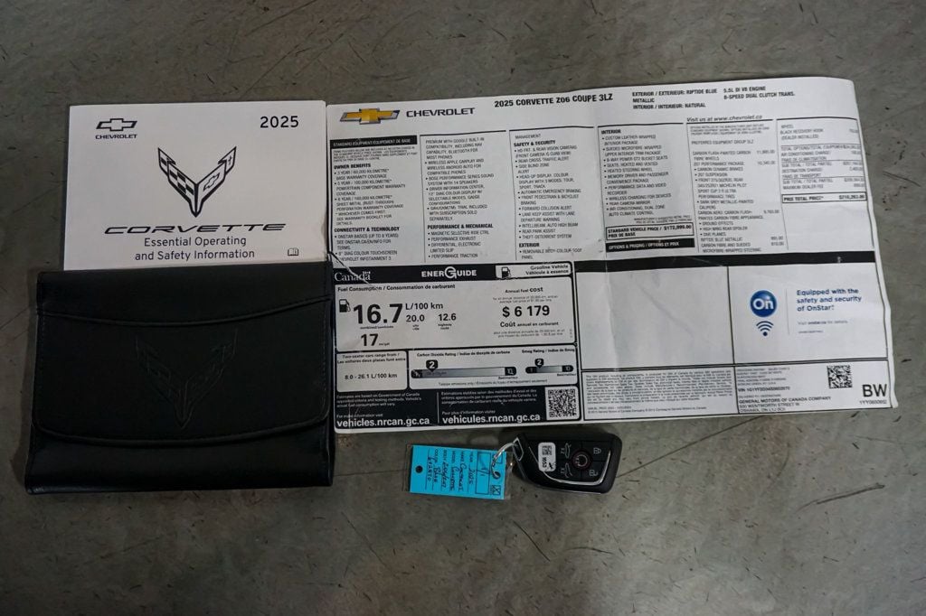 2025 Chevrolet Corvette *Z06 3LZ* *Z07-Performance Pkg* *Carbon Wheels* *Carbon Aero* - 23067681 - 89