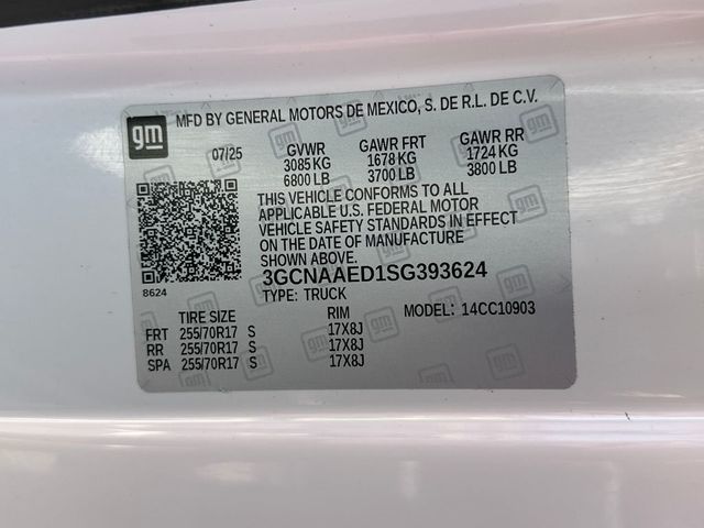 2025 Chevrolet Silverado 1500 2WD Reg Cab 140" Work Truck - 23020773 - 19