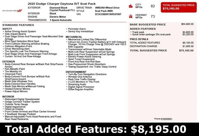 2025 Dodge Charger Daytona Scat Pack AWD - 22972540 - 1