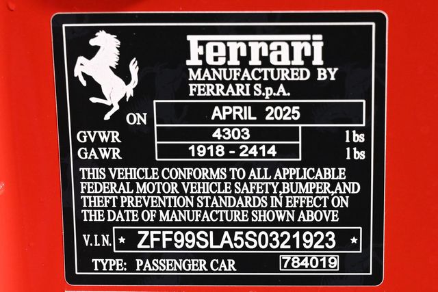 2025 Ferrari 296 GTB Base - 22955513 - 29
