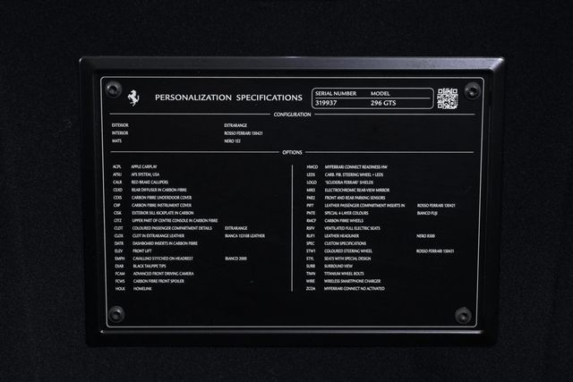 2025 Ferrari 296 GTS Convertible - 22957750 - 26
