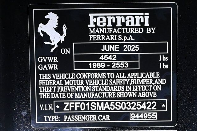 2025 Ferrari 296 GTS Convertible - 23028540 - 28
