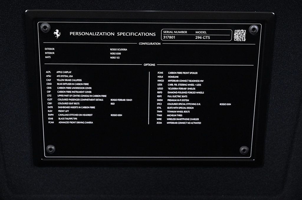 2025 Ferrari 296 GTS Convertible - 22966885 - 22