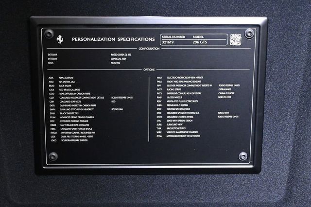 2025 Ferrari 296 GTS Convertible - 23017083 - 26