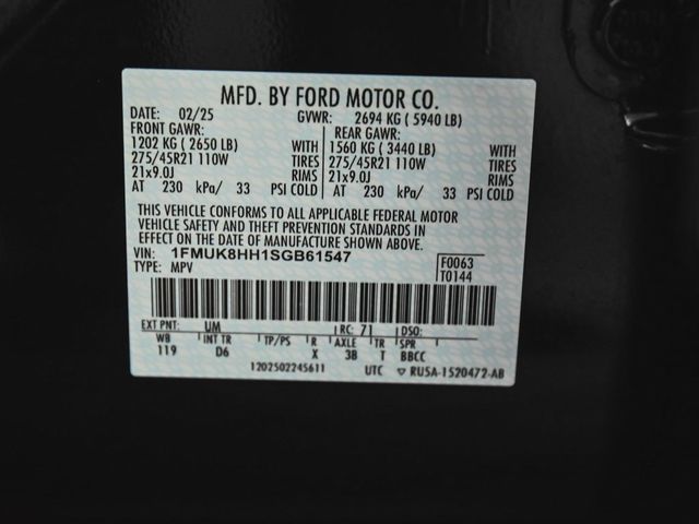 2025 Ford Explorer Platinum - 22981656 - 12