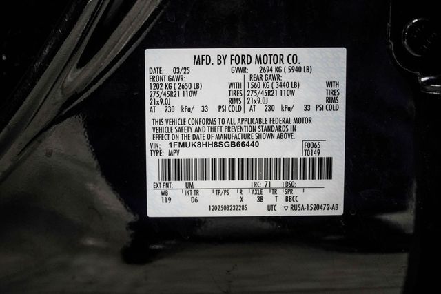 2025 Ford Explorer Platinum 4WD - 23013313 - 41