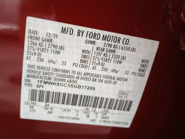 2025 Ford Explorer ST 4WD 1 Owner Clean Carfax 2850 Miles - 22940851 - 54