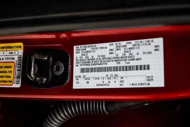 2025 Ford F-150 Lariat - 23066606 - 45