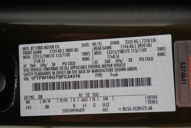 2025 Ford F-150 Raptor 4WD SuperCrew 5.5' Box - 23007190 - 37