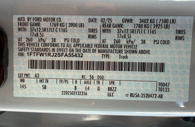 2025 Ford F-150 Raptor 4WD SuperCrew "R" - 23008356 - 41