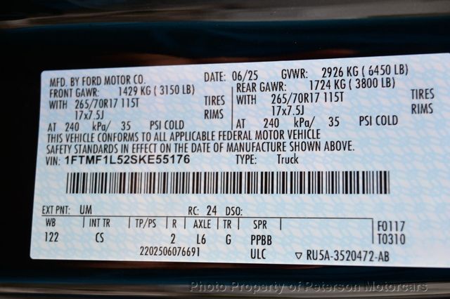 2025 Ford F-150 XL 4WD Reg Cab 6.5' Box - 23097632 - 41