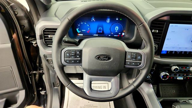 2025 Ford F-150 XLT 4WD SuperCrew 5.5' Box w/ 302A, PowerBoost, Black Appearance - 23028792 - 12