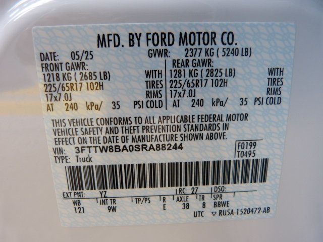 2025 Ford Maverick 2.0L 4CYL. TURBO GAS*XL*AWD*SUPERCREW*"DECKED" CARGO*4K MILES!! - 22958249 - 37