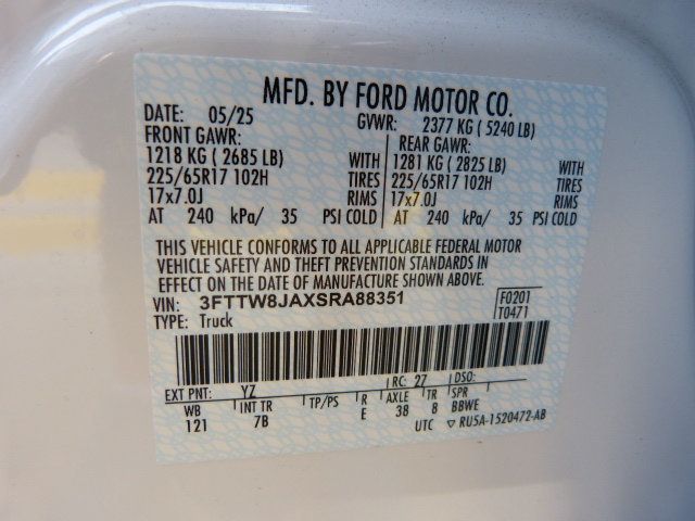 2025 Ford Maverick 2.0L 4CYL. TURBO GAS*XLT*AWD*SUPERCREW*"DECKED" CARGO*LOW MILES! - 22955806 - 39