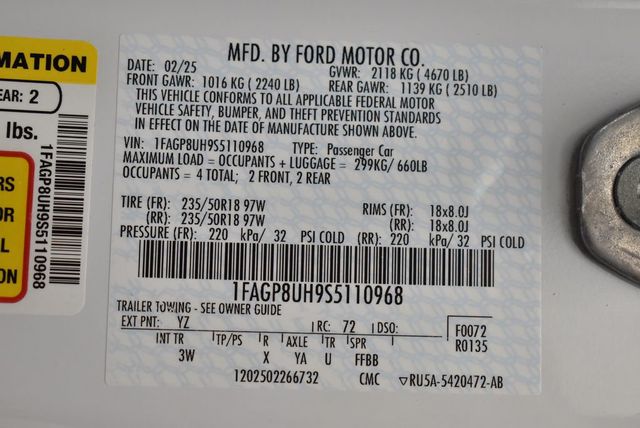 2025 Ford Mustang EcoBoost Premium Convertible - 23014147 - 38