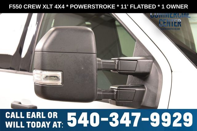 2025 Ford Super Duty F-550 DRW F550 CREW XLT 4X4 * POWERSTROKE * 11' FLATBED * 1 OWNER - 23017706 - 10