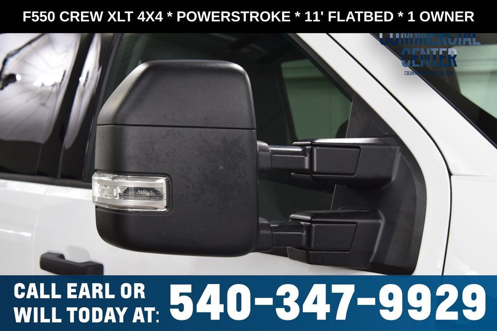 2025 Ford Super Duty F-550 DRW F550 CREW XLT 4X4 * POWERSTROKE * 11' FLATBED * 1 OWNER - 23017706 - 11