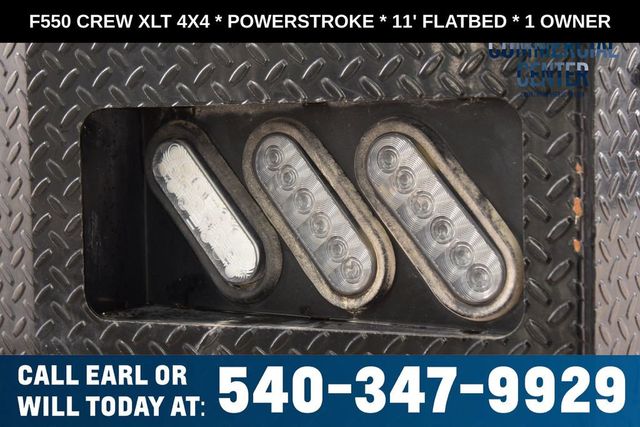 2025 Ford Super Duty F-550 DRW F550 CREW XLT 4X4 * POWERSTROKE * 11' FLATBED * 1 OWNER - 23017706 - 13