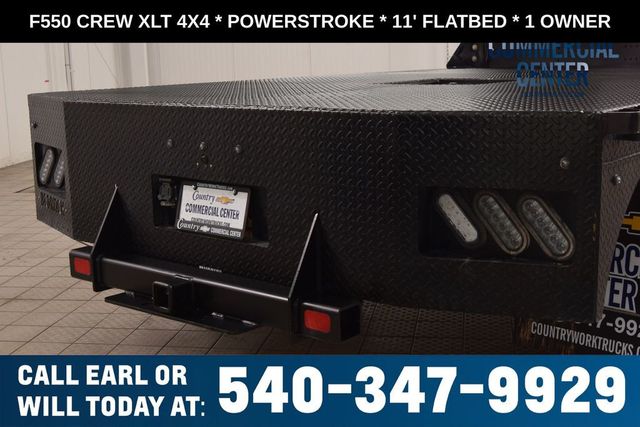 2025 Ford Super Duty F-550 DRW F550 CREW XLT 4X4 * POWERSTROKE * 11' FLATBED * 1 OWNER - 23017706 - 14