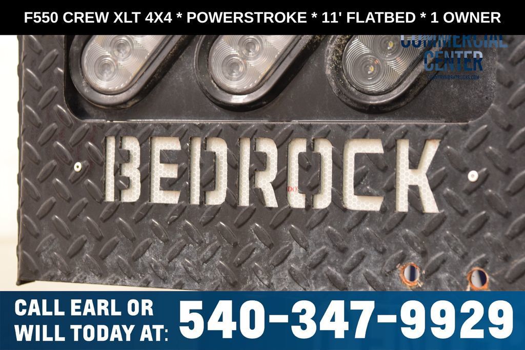 2025 Ford Super Duty F-550 DRW F550 CREW XLT 4X4 * POWERSTROKE * 11' FLATBED * 1 OWNER - 23017706 - 15