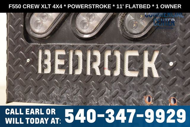 2025 Ford Super Duty F-550 DRW F550 CREW XLT 4X4 * POWERSTROKE * 11' FLATBED * 1 OWNER - 23017706 - 15