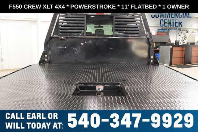 2025 Ford Super Duty F-550 DRW F550 CREW XLT 4X4 * POWERSTROKE * 11' FLATBED * 1 OWNER - 23017706 - 16