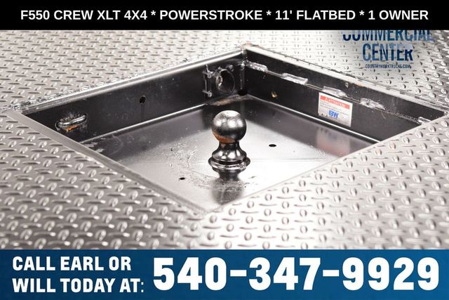 2025 Ford Super Duty F-550 DRW F550 CREW XLT 4X4 * POWERSTROKE * 11' FLATBED * 1 OWNER - 23017706 - 17
