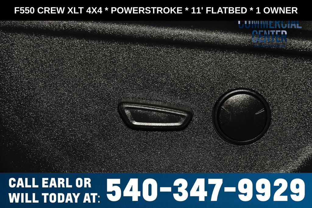 2025 Ford Super Duty F-550 DRW F550 CREW XLT 4X4 * POWERSTROKE * 11' FLATBED * 1 OWNER - 23017706 - 31