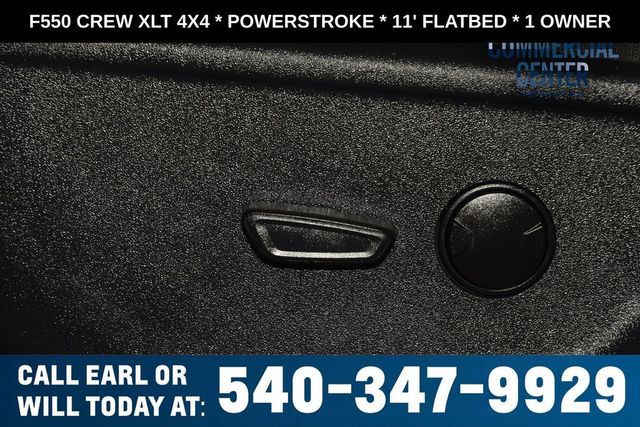 2025 Ford Super Duty F-550 DRW F550 CREW XLT 4X4 * POWERSTROKE * 11' FLATBED * 1 OWNER - 23017706 - 31