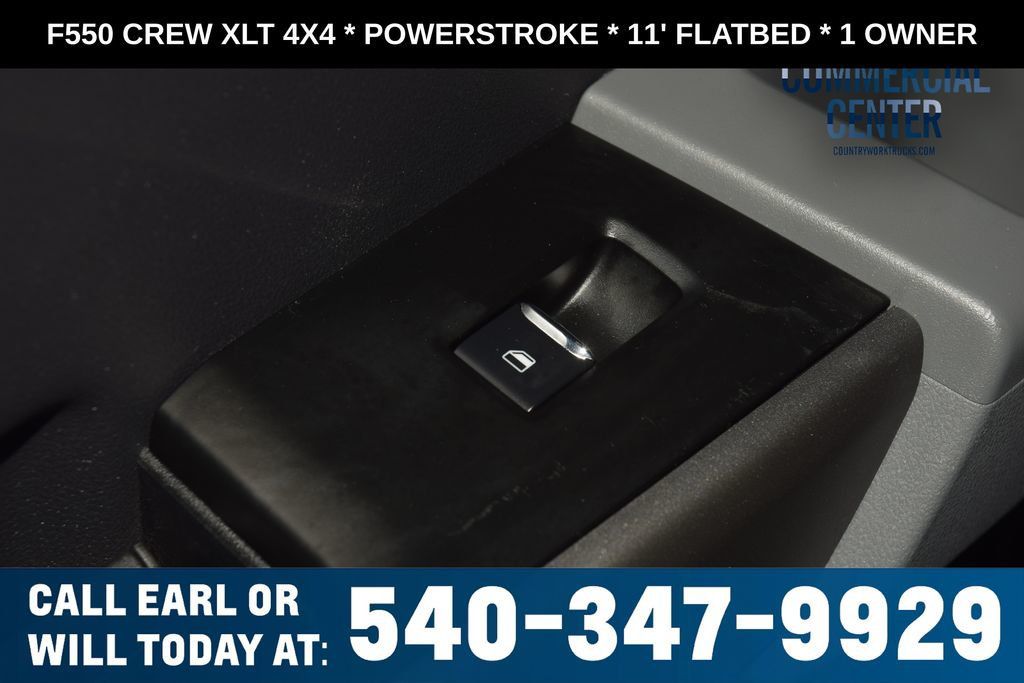 2025 Ford Super Duty F-550 DRW F550 CREW XLT 4X4 * POWERSTROKE * 11' FLATBED * 1 OWNER - 23017706 - 36