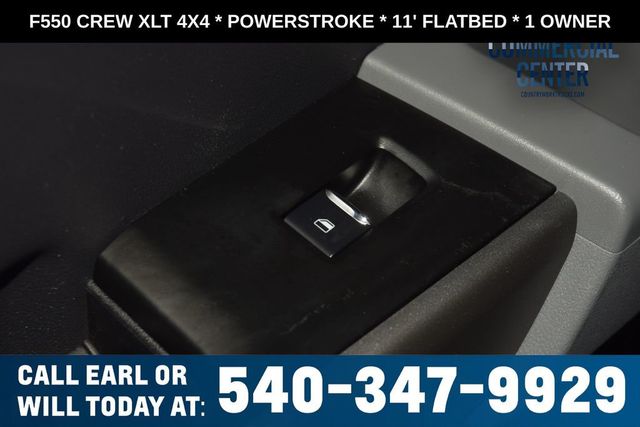 2025 Ford Super Duty F-550 DRW F550 CREW XLT 4X4 * POWERSTROKE * 11' FLATBED * 1 OWNER - 23017706 - 36