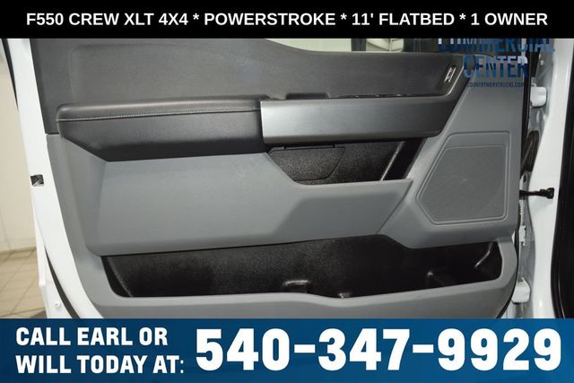 2025 Ford Super Duty F-550 DRW F550 CREW XLT 4X4 * POWERSTROKE * 11' FLATBED * 1 OWNER - 23017706 - 37