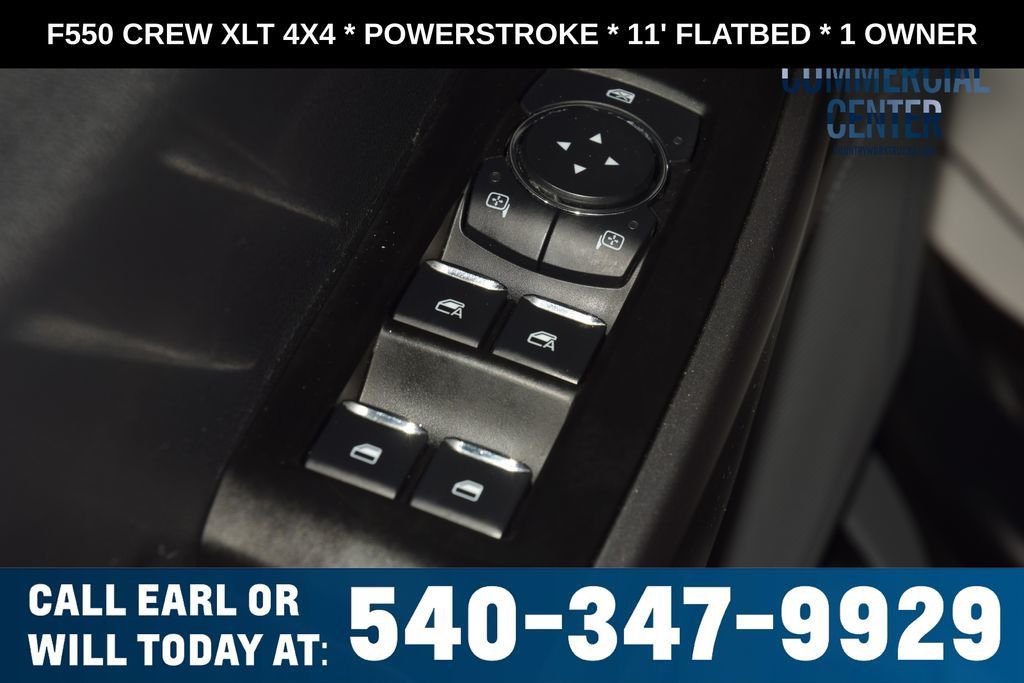 2025 Ford Super Duty F-550 DRW F550 CREW XLT 4X4 * POWERSTROKE * 11' FLATBED * 1 OWNER - 23017706 - 38