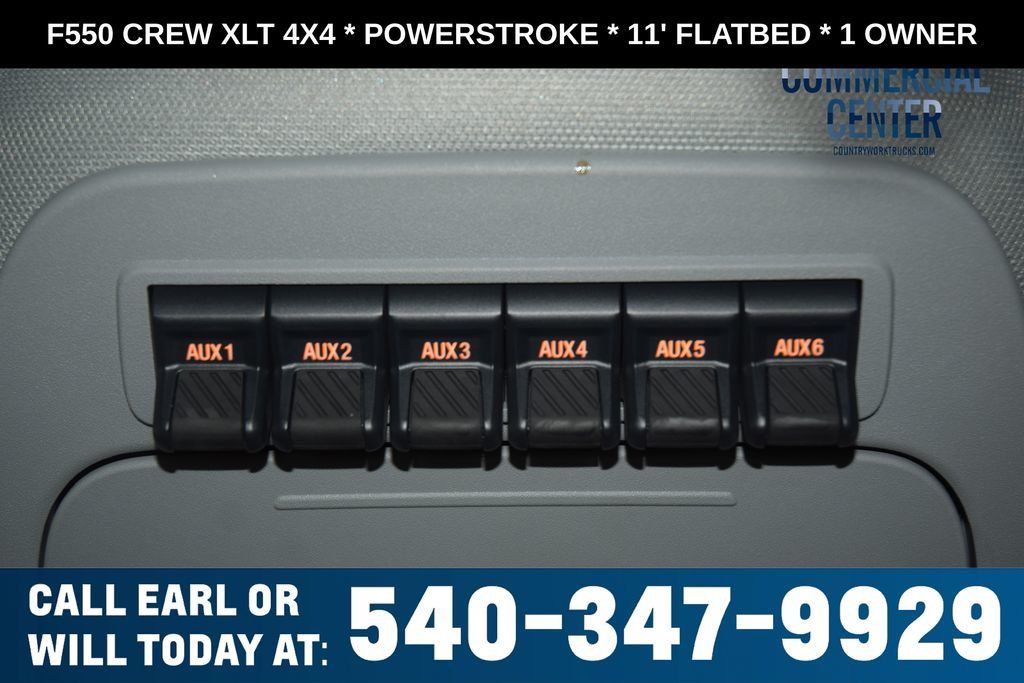 2025 Ford Super Duty F-550 DRW F550 CREW XLT 4X4 * POWERSTROKE * 11' FLATBED * 1 OWNER - 23017706 - 39
