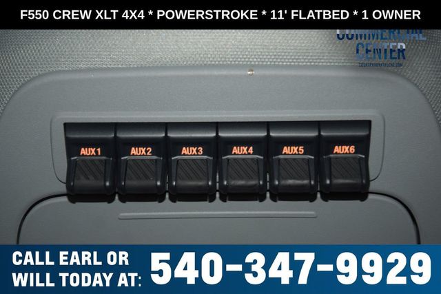 2025 Ford Super Duty F-550 DRW F550 CREW XLT 4X4 * POWERSTROKE * 11' FLATBED * 1 OWNER - 23017706 - 39