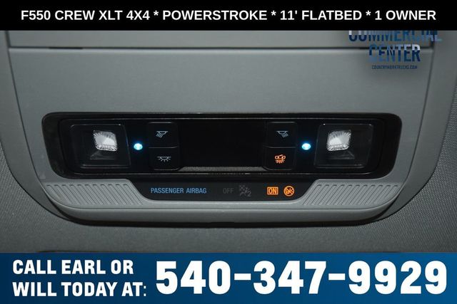 2025 Ford Super Duty F-550 DRW F550 CREW XLT 4X4 * POWERSTROKE * 11' FLATBED * 1 OWNER - 23017706 - 40