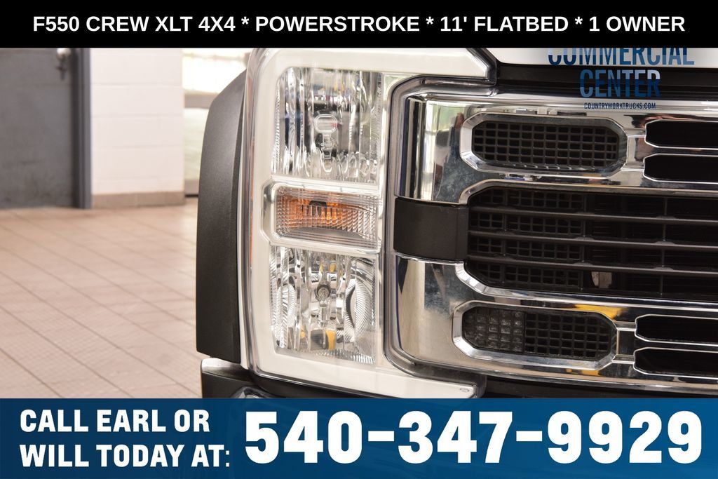 2025 Ford Super Duty F-550 DRW F550 CREW XLT 4X4 * POWERSTROKE * 11' FLATBED * 1 OWNER - 23017706 - 5