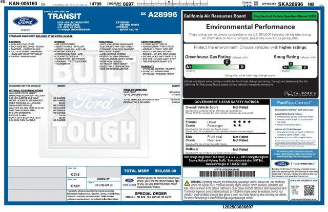 2025 Ford Transit Cargo Van  - 23055992 - 23