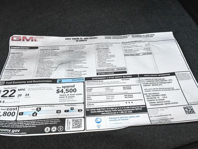 2025 GMC Yukon XL Denali Ultimate - 23047728 - 73